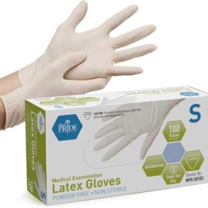 Disposable latex gloves