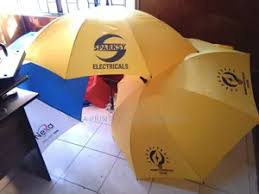 Custom branded umbrellas
