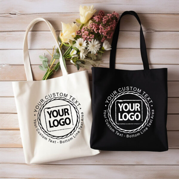 Custom branded canvas bags